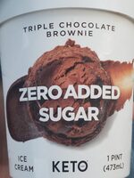 Triple Chocolate Brownie Ice Cream