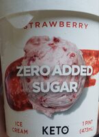 Strawberry Zero Added Sugar Ice Cream