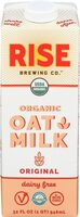 Organic oat milk
