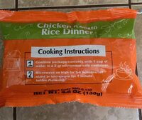 Chicken flavored rice dinner