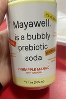Bubbly prebiotic soda