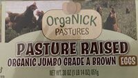 Organic Jumbo Grade A Brown Eggs