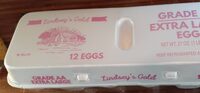 Grade AA extra large eggs