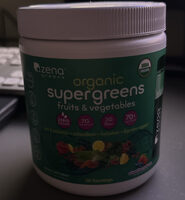Organic Supergreens fruits & vegetables