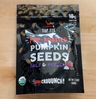 Pop-roasted pumpkin seeds