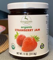 Organic strawberry jam