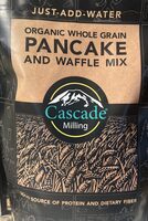 Organic whole grain pancake and waffle mix