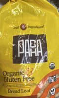 Organic & Gluten Free Buckwheat Sourdough Bread Loaf Multi-Seed
