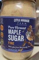 Pure Vermont maple sugar