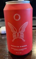 Hibiscus ginger kombucha