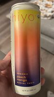 Organic peach mango social tonic