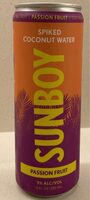 Spiked coconut water - passion fruit