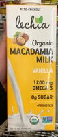 Macadamia Milk Vanilla