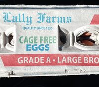 Grade A Large Brown cage free eggs