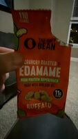 Crunchy Roasted Edamame, Buffalo flavored