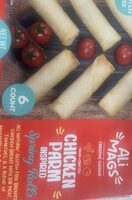 Chicken Parm inspired Spring Rolls