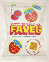 Faves Yummy Real Fruit Chews