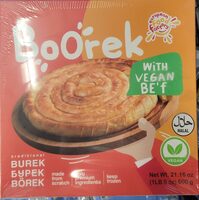 Boorek with vegan be'f