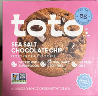 Sea Salt Chocolate Chip Ooey-Gooey Cookie