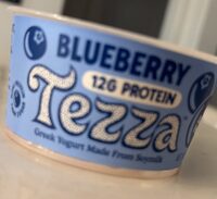 Blueberry soymilk yogurt