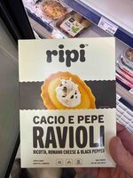 Cacio E Pepe Ravioli Ricotta, Romano Cheese & Black Pepper
