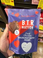 Dark Chocolate Hazelnut Butter Heart