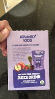 Organic Cold-Pressed Juice Drink Apple Berry Splash
