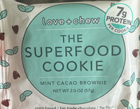The Superfood Cookie Mint Cacao Brownie