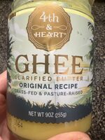 Ghee Clarified Butter Original Recipe Grass-fed & Pasture-raised