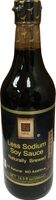 Less Sodium Soy Sauce Naturally Brewed