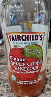 Organic Apple Cider Vinegar Raw and Unfiltered
