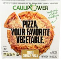 Cheese cauliflower pizza crust