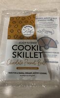 Skillet cookie chocolate, peanut butter