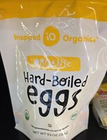 Organic hard-boiled eggs