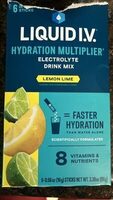 HLiquid I.V. Hydration Multiplyer Electrolyte Drink Mix - Lemon Lime