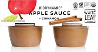 Biodynamic Apple Sauce + Cinnamon
