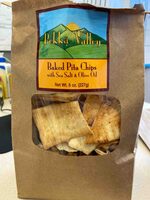 Baked Pita Chips With Sea Salt & Olive Oil