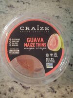 Guava maize thins arepa crisps