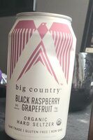 Organic Hard Seltzer Blackberry and Grapefruit