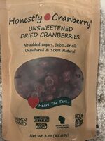 Unsweetened Dried Cranberries