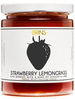 Brins - Strawberry Lemongrass Jam, 7.5oz (212.6g) Jar