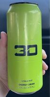 3D Citrus Mist Energy Drink