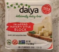 Dairy-Free Jalapeno Havarti Block