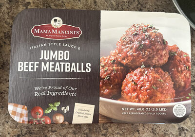 Italian Style Sauce & Jumbo Beef Meatballs