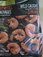 Crevettes sauvages d'Argentine