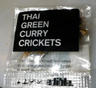 Thai green curry crickets