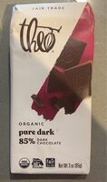 Pure dark 85% dark chocolate