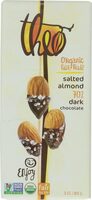 Organic salted almond dark chocolate