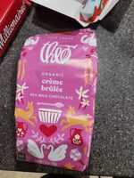 Organic crème brûlée milk chocolate