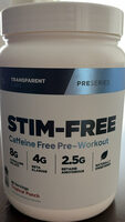 Stim-Free Caffeine Free Pre-Workout Tropical Punch